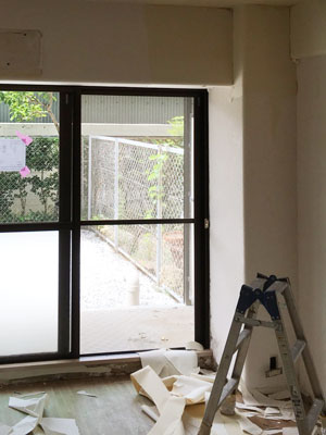 クロス張替施工前